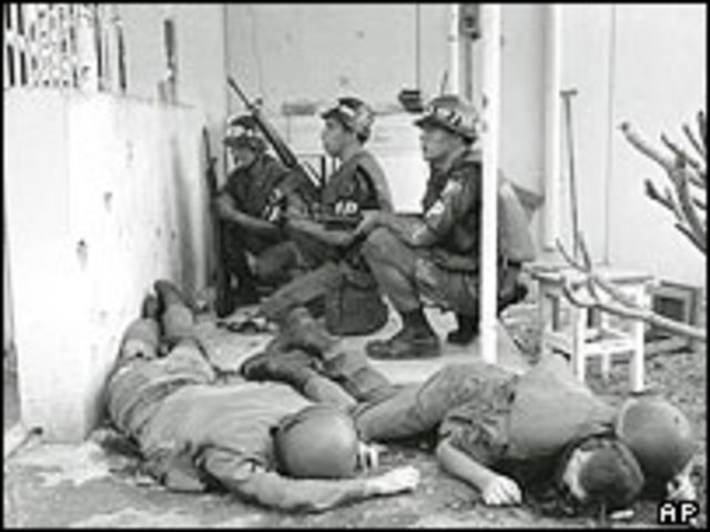 Tet offensive in Vietnam.
