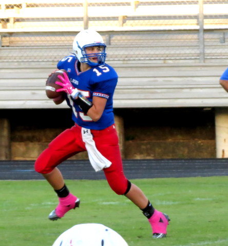 Yo jugaba futbol en un campamento en Austin