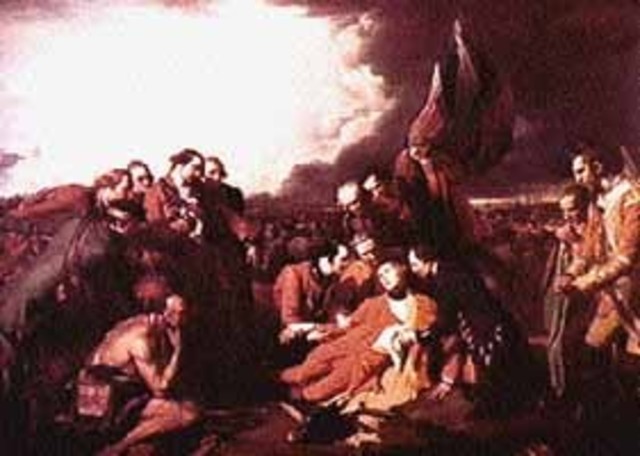 Le Mort de Montcalm et Wolfe