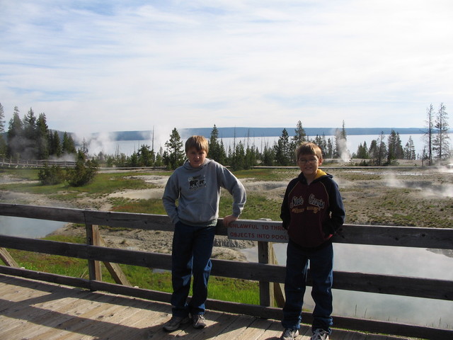 Viajamos a Yellowstone National Park.