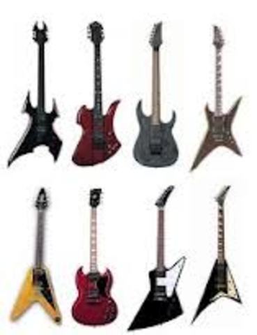 Электрогитара в рок-музыке