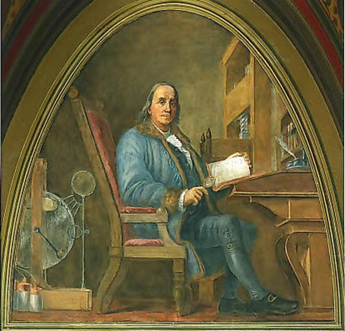 Benjamin Franklin was born in Boston on January 17, 1706.