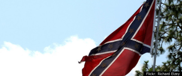 She beheld the banner