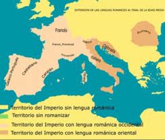 S IX al XII - Surgimiento de las lenguas romances o neolatinas