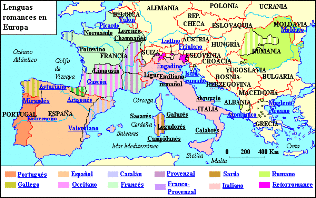 Surgimiento de las lenguas romances y neolatinas. (S IX al S XII)