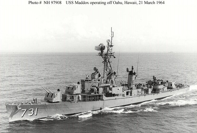 USS Maddox was attacked
