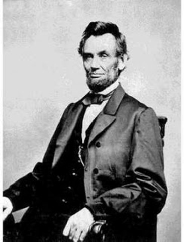 Abraham Lincoln became president.