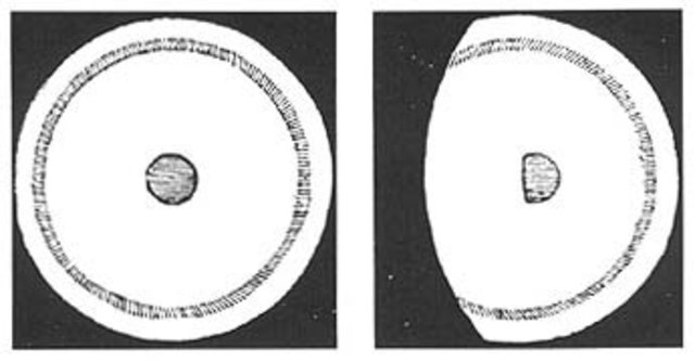 The first telescopic observation of Mars