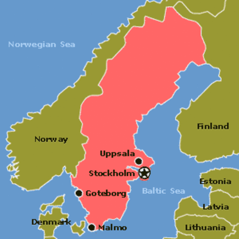 Sweden's Present Borders