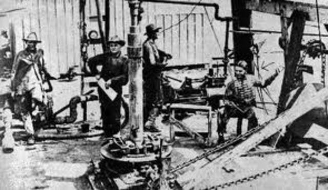 First oil drilled