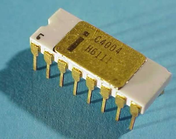 First microprocessor.
