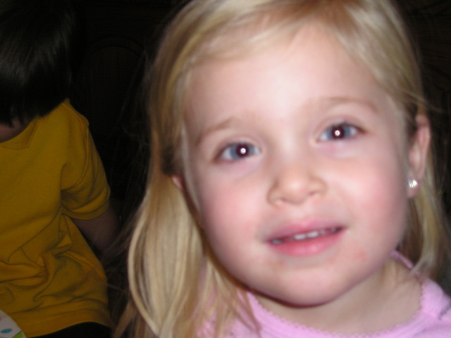 I turned 3 and I got my ears pierced