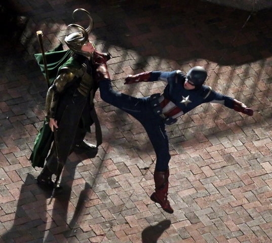 Captain America Hunts Down Loki