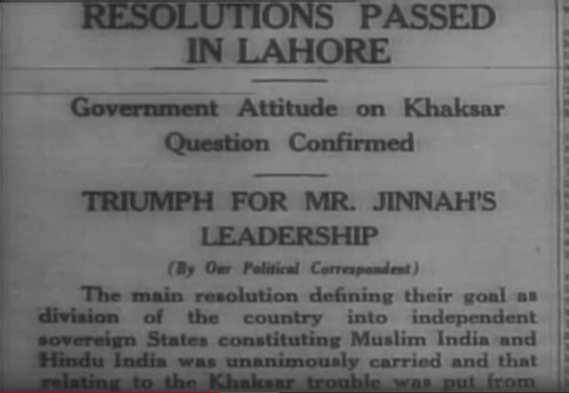 Lahore Resolution