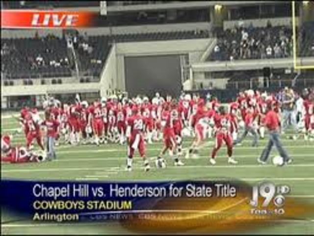 el equipo de fútbol ganó estado mi primer año en escuela secundaria