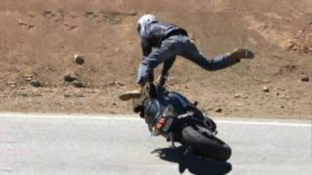 Got my 1st motorcycle.(and crashed!)