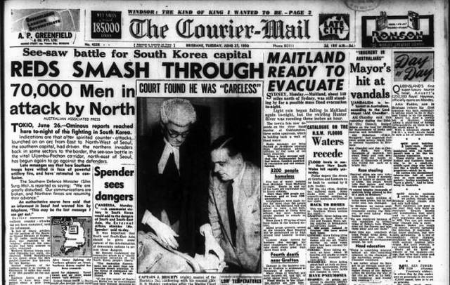 North Korea invades South Korea