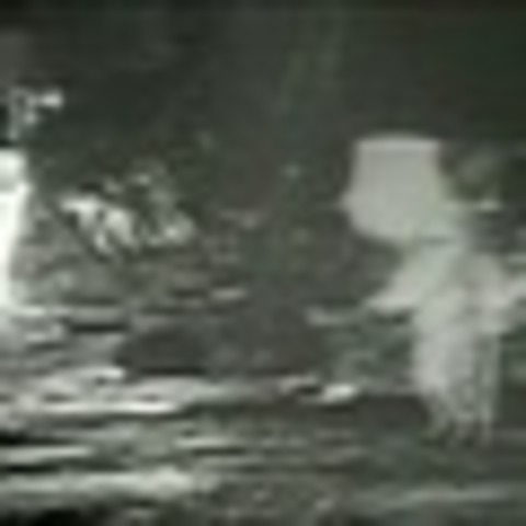 U.S. Moon Landing Shown on T.V.