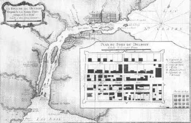 •	1760 ; Anglais prennent fort Detroit