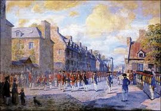 •	1760 : Montréal capitule à son tour