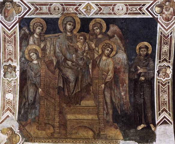 Madonna with the angels-Cimabue