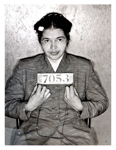 InMontgomery, Alabama, Rosa Parks refused to give up her seat for a white man in a bus which led to her arrest.Eventually, this simple act of disobiedence would trigger and influence the African-American Civil Rights Movement.