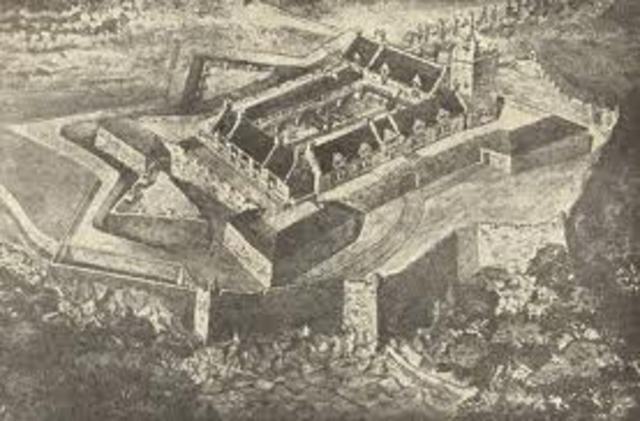 La repris de la Fort Carillon par les Anglais