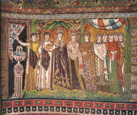 Theodora and her Attendants