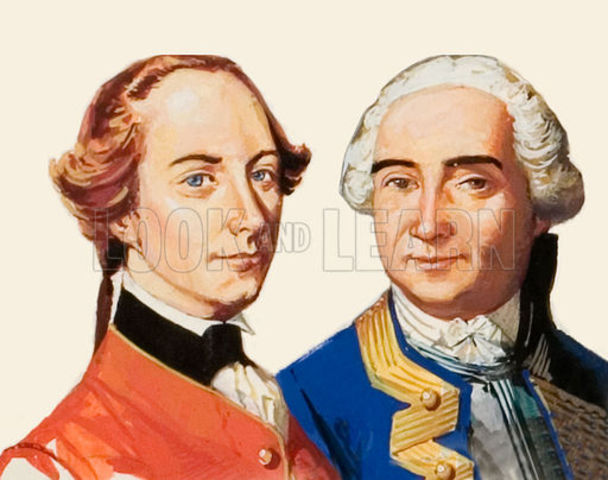 Mort de Montcalm et Wolfe
