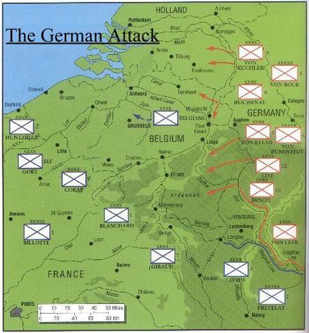 Germany attacks France