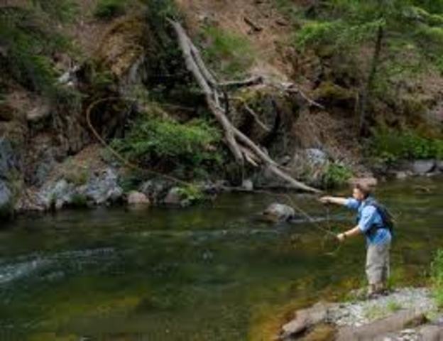 La primera vez que pesque con mosca