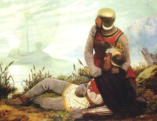 The Death of Arthur by William Claxton