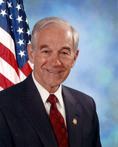 Ron Paul sets a record by raising over six million dollars online in just 24 hours, an event known as a money bomb.