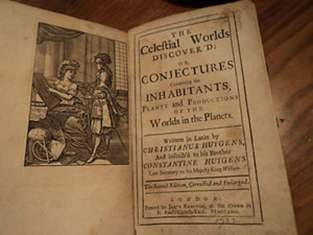 Huygens suggestion of Aliens