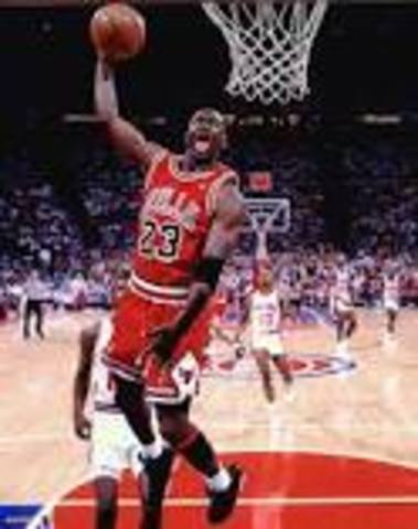 Michael Jordan announces his retirement