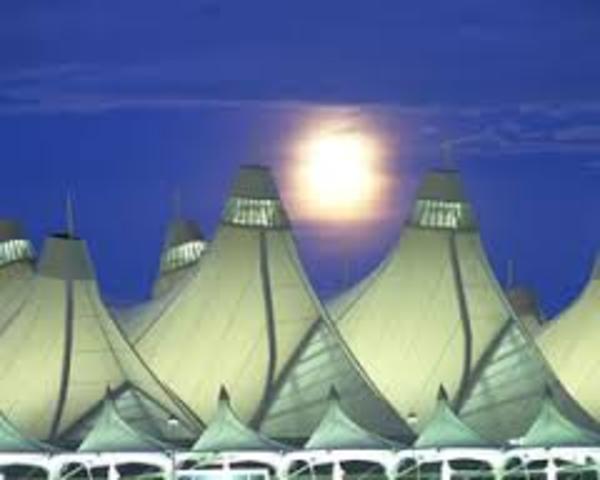 Denver International Airport opens