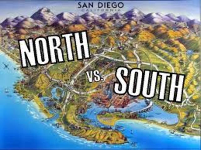 north vs. south