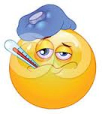 Yo estaba muy enfermo con meningitis.