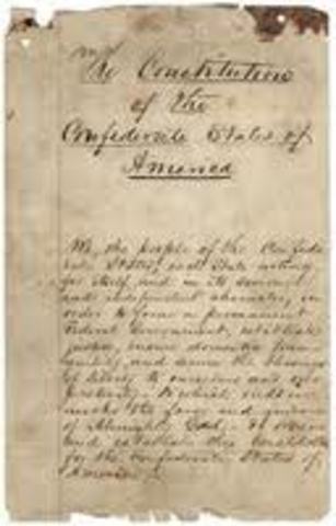 The South Creates a Government