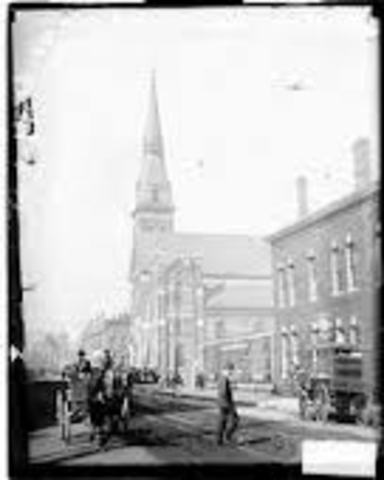 Founding of St. Procopious College in Pilsen Neighborhood of Chicago