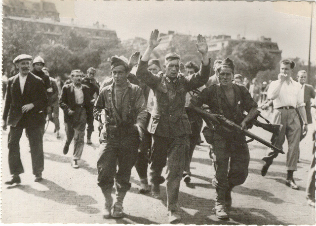 French resistance forces and American troops liberated the French capital from four years of German occupation.