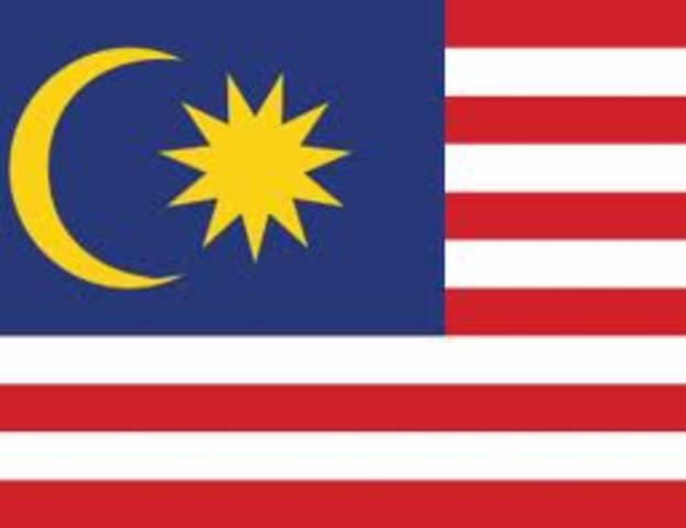 A rubber plantation had been created in Malaya