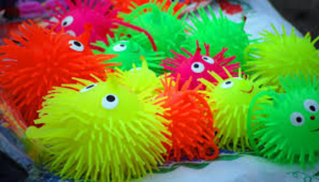 rubber toys were being made