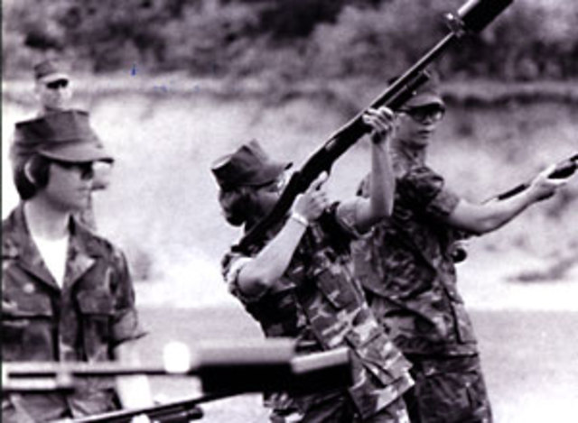 The United States armed forces opened its military academies to women. Public Law 94-106