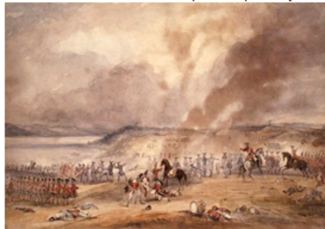 bataille de Sainte Foy- les troupes françaises essayent de reprendre Québec- échec