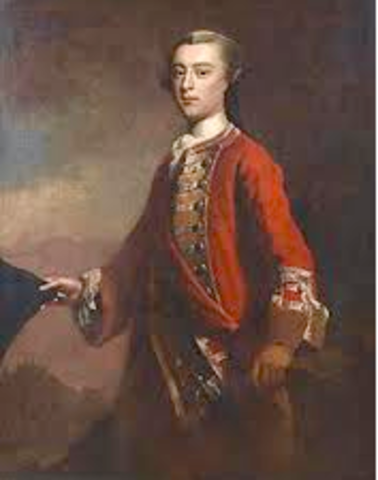 Le général Wolfe est nommé chef des armées britannique en Amérique du Nord
