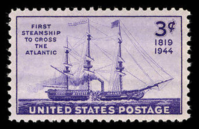 SS Savannah arrives in Liverpool