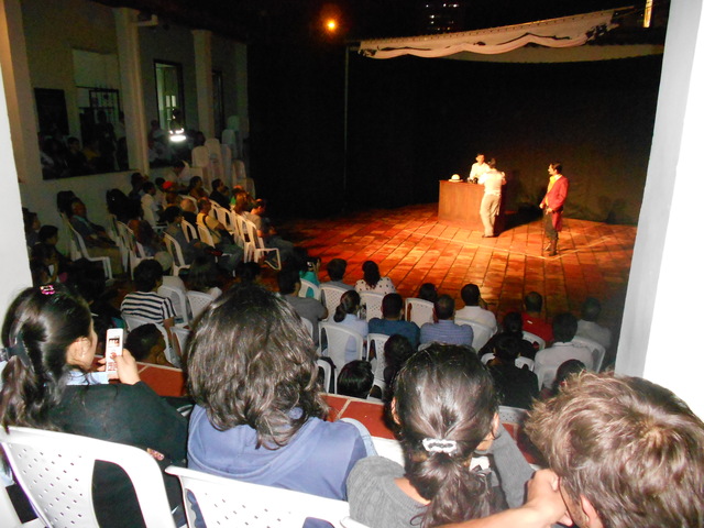 Funcion LA CULEBRA PICO DE ORO en el MAM de Bucaramanga