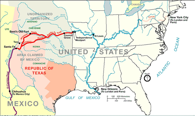 Traveled Santa Fe Trail with his brother Charles