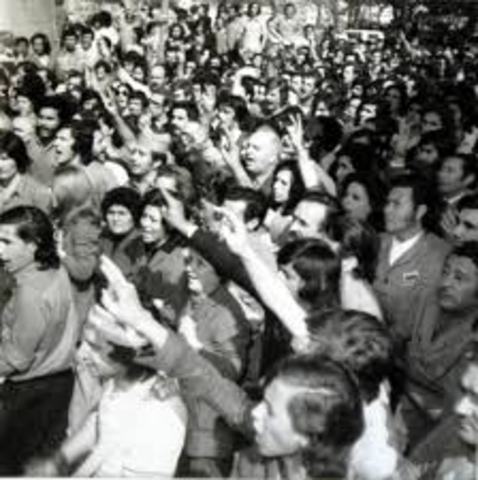 1970 Década de los Setenta. América